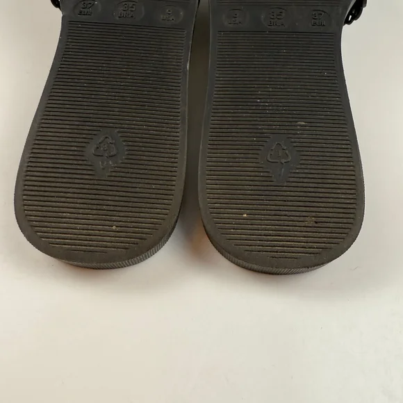 Ipanema x Gisele Bündchen tong sandals Black Gold Butterfly Sandals US 6 - Picture 7 of 9